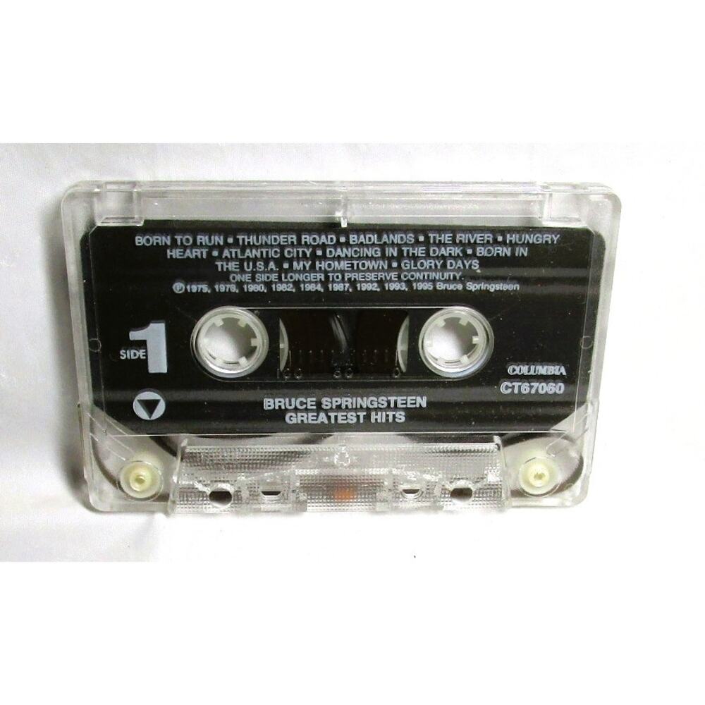 Bruce Springsteen Greatest Hits Album 1995 Music Cassette Rock Music Compilation